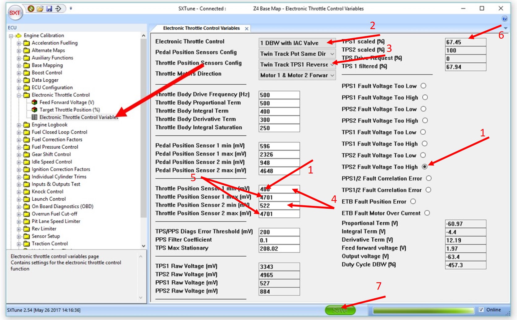 Configure the type of throttle body in Electronic Throttle Control. For  example 1 DBW with IAC Valve would be chosen for a single throttle body  with a ...