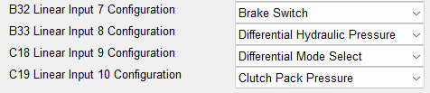 Delta 900 centre differential input assignments